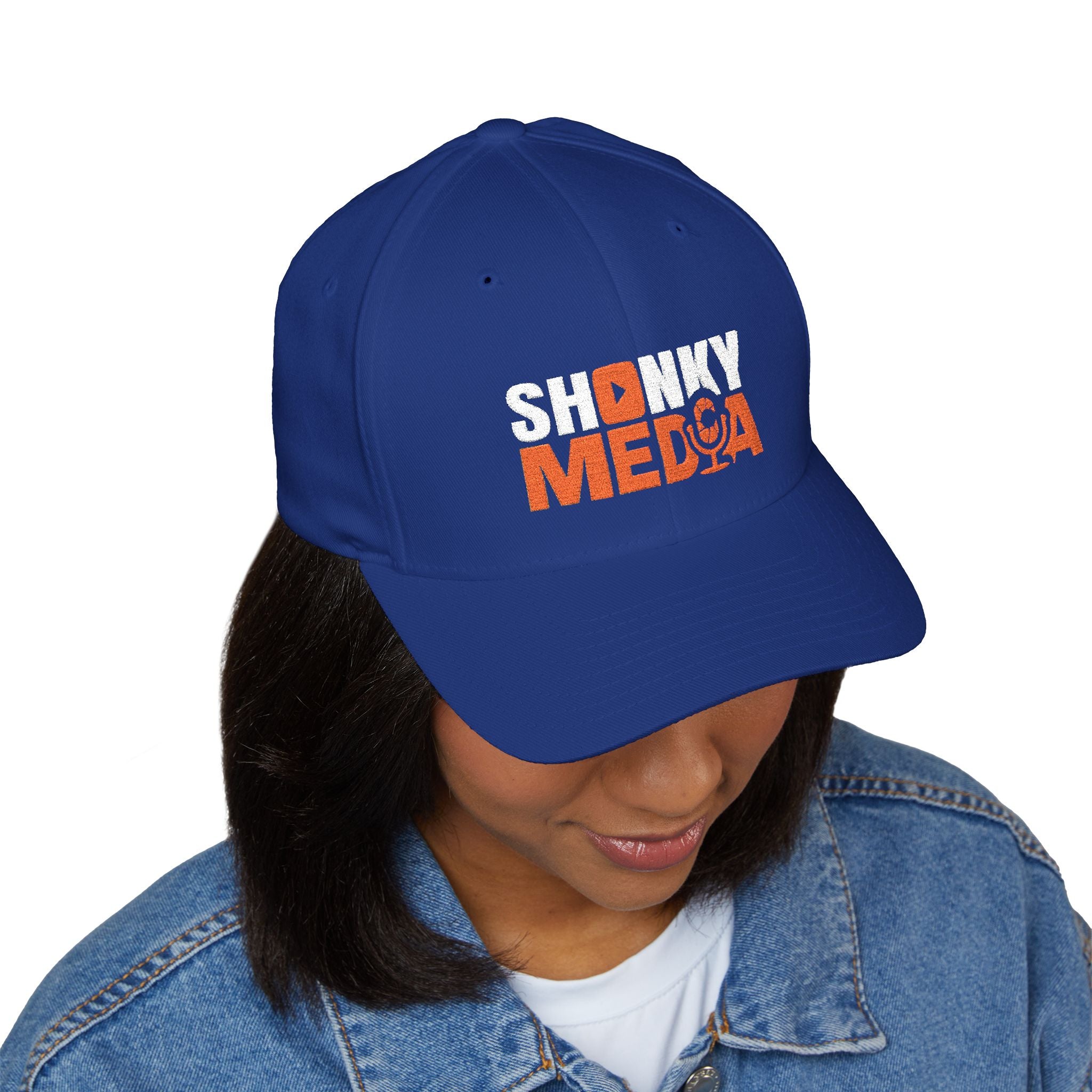 SHONKY MEDIA Logo Cap (Closed-Back Baseball Hat)