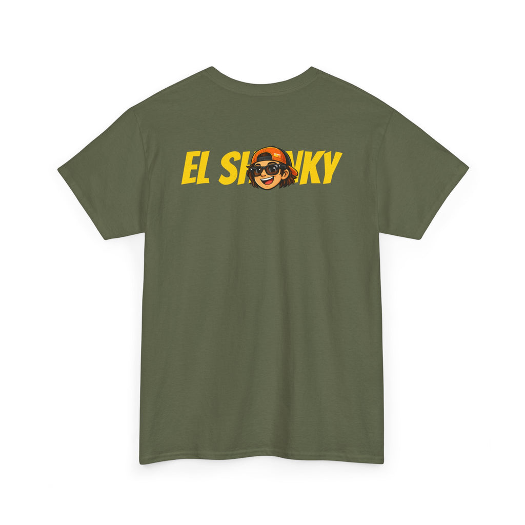 EL SHONKY Cartoon Face Front T-Shirt