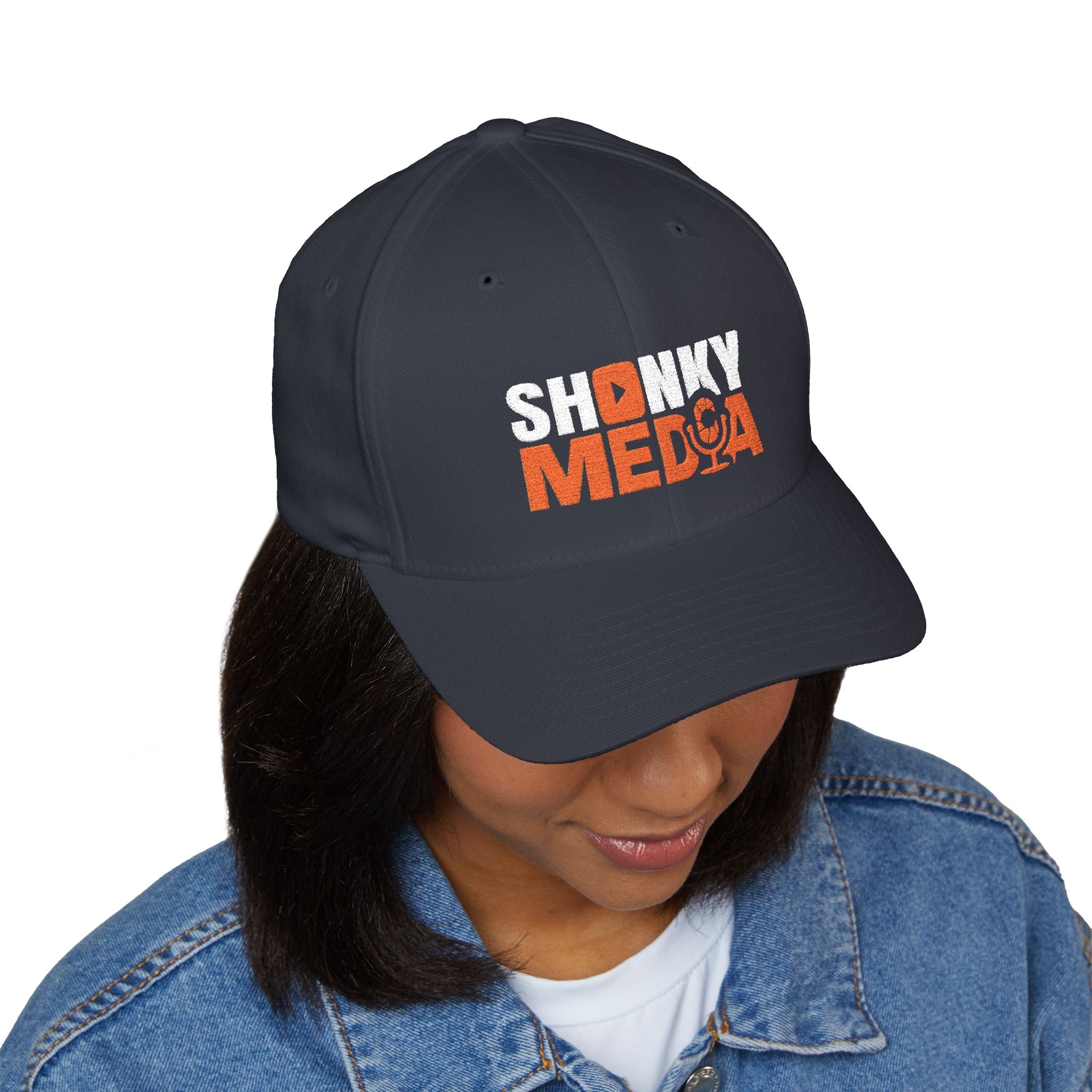 SHONKY MEDIA Logo Cap (Closed-Back Baseball Hat)
