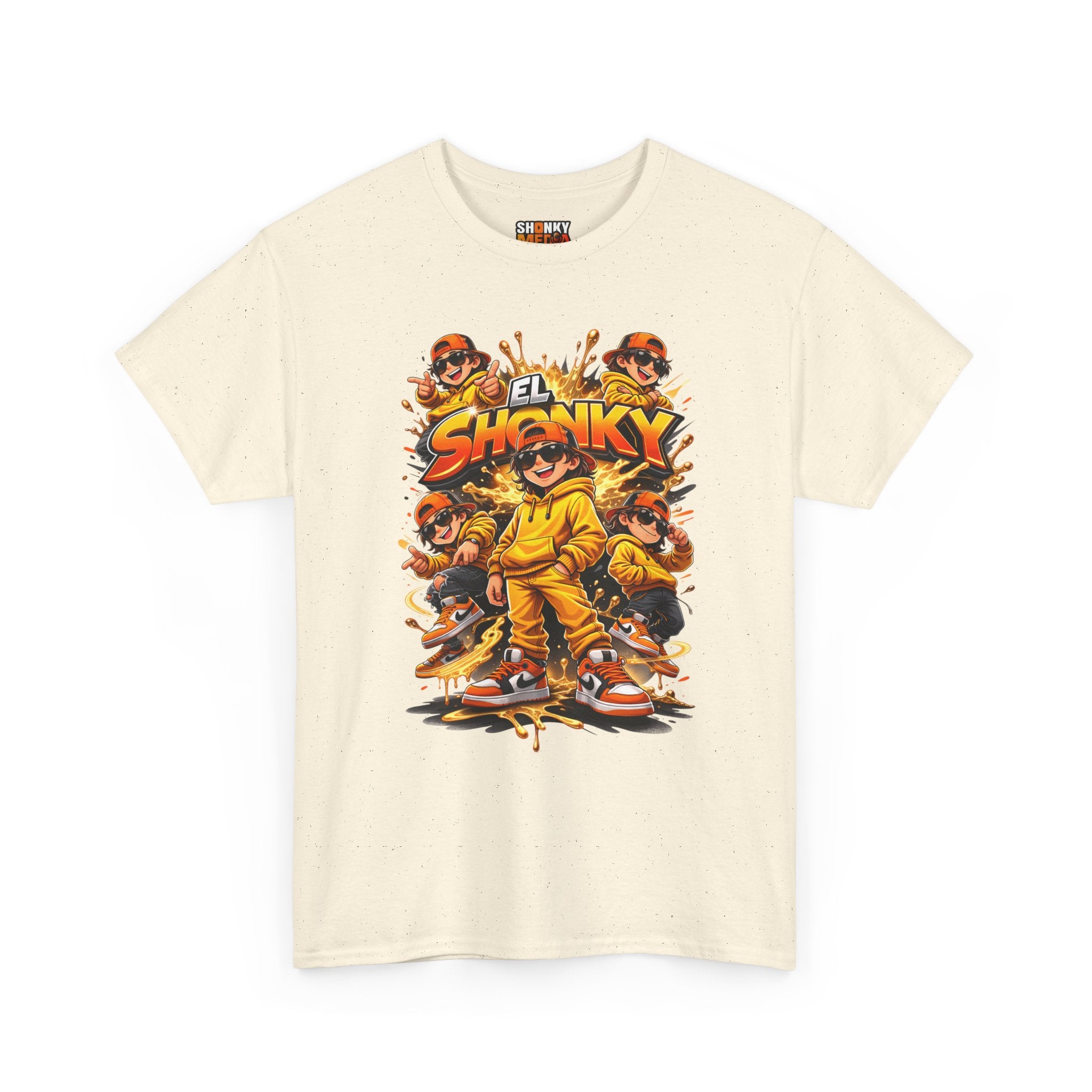 EL SHONKY Cartoon SPLASH Front T-Shirt