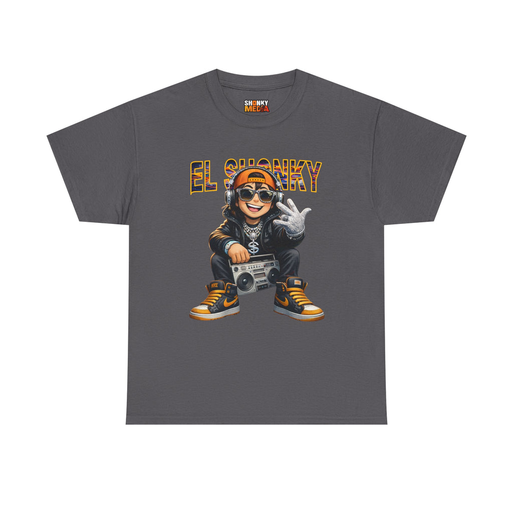 EL SHONKY Cartoon BLING Front T-Shirt