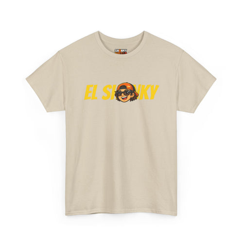 EL SHONKY Cartoon Face Back T-Shirt