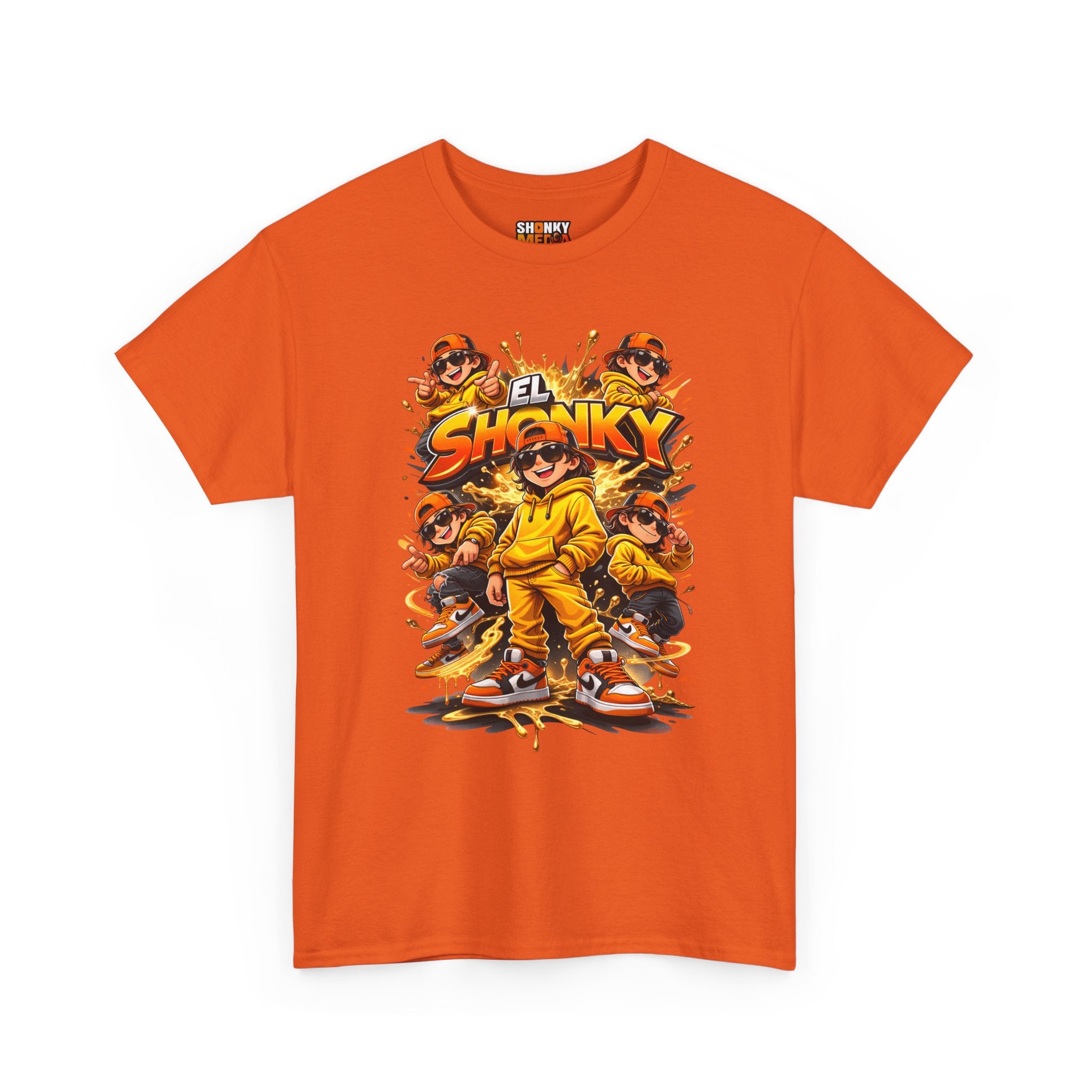 EL SHONKY Cartoon SPLASH Front T-Shirt