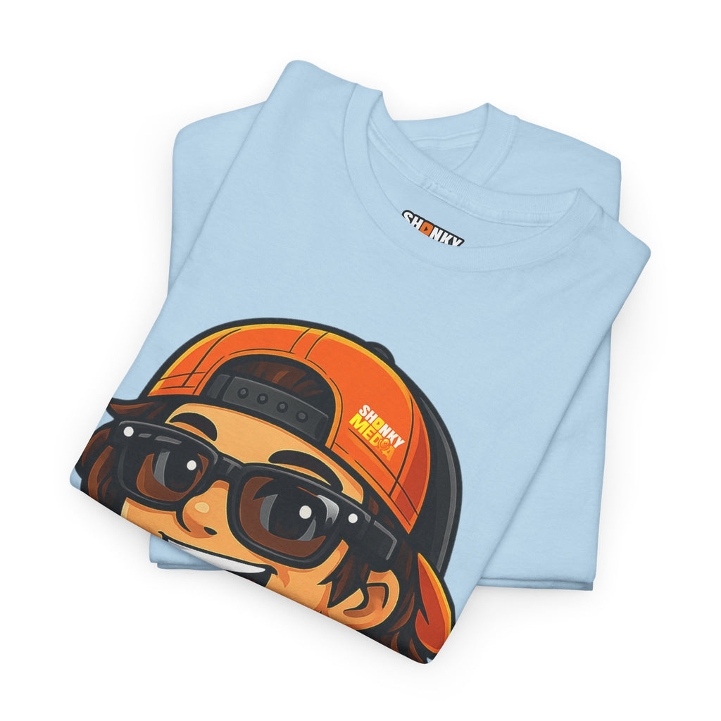 EL SHONKY Cartoon Face Front T-Shirt