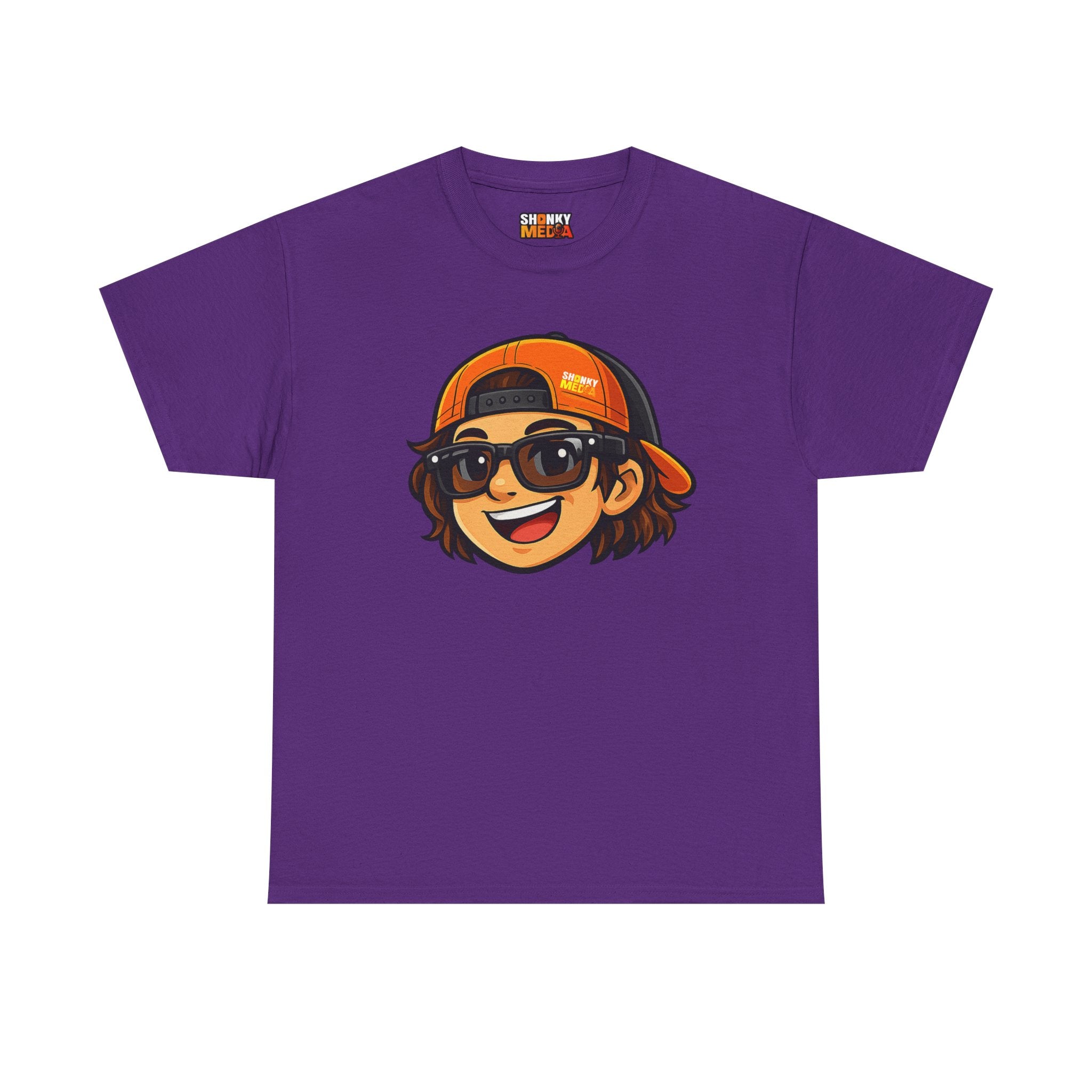 EL SHONKY Cartoon Face Front T-Shirt