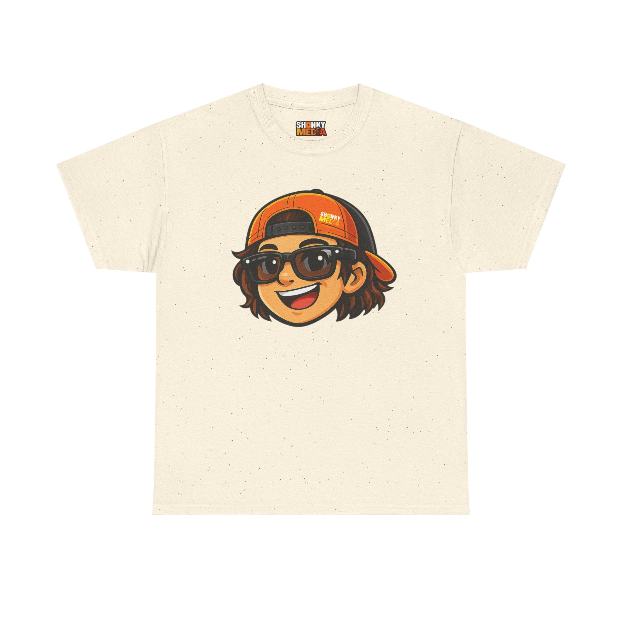 EL SHONKY Cartoon Face Front T-Shirt