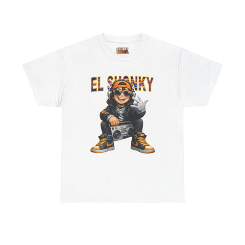 EL SHONKY Cartoon BLING Front T-Shirt