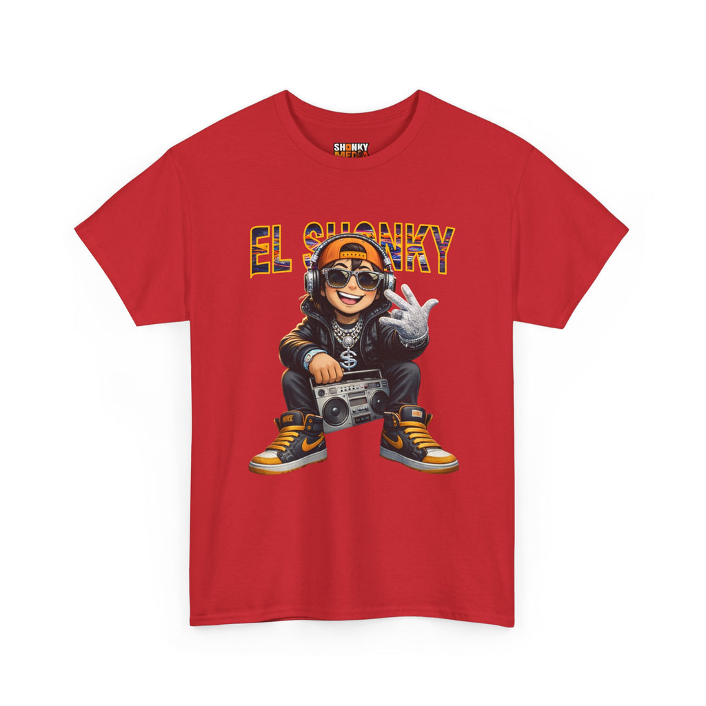 EL SHONKY Cartoon BLING Front T-Shirt