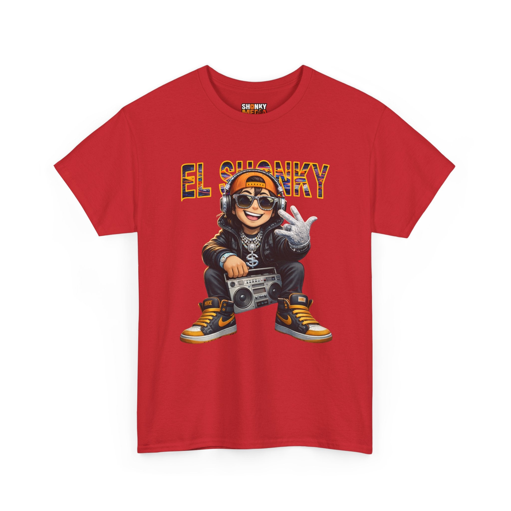 EL SHONKY Cartoon BLING Front T-Shirt