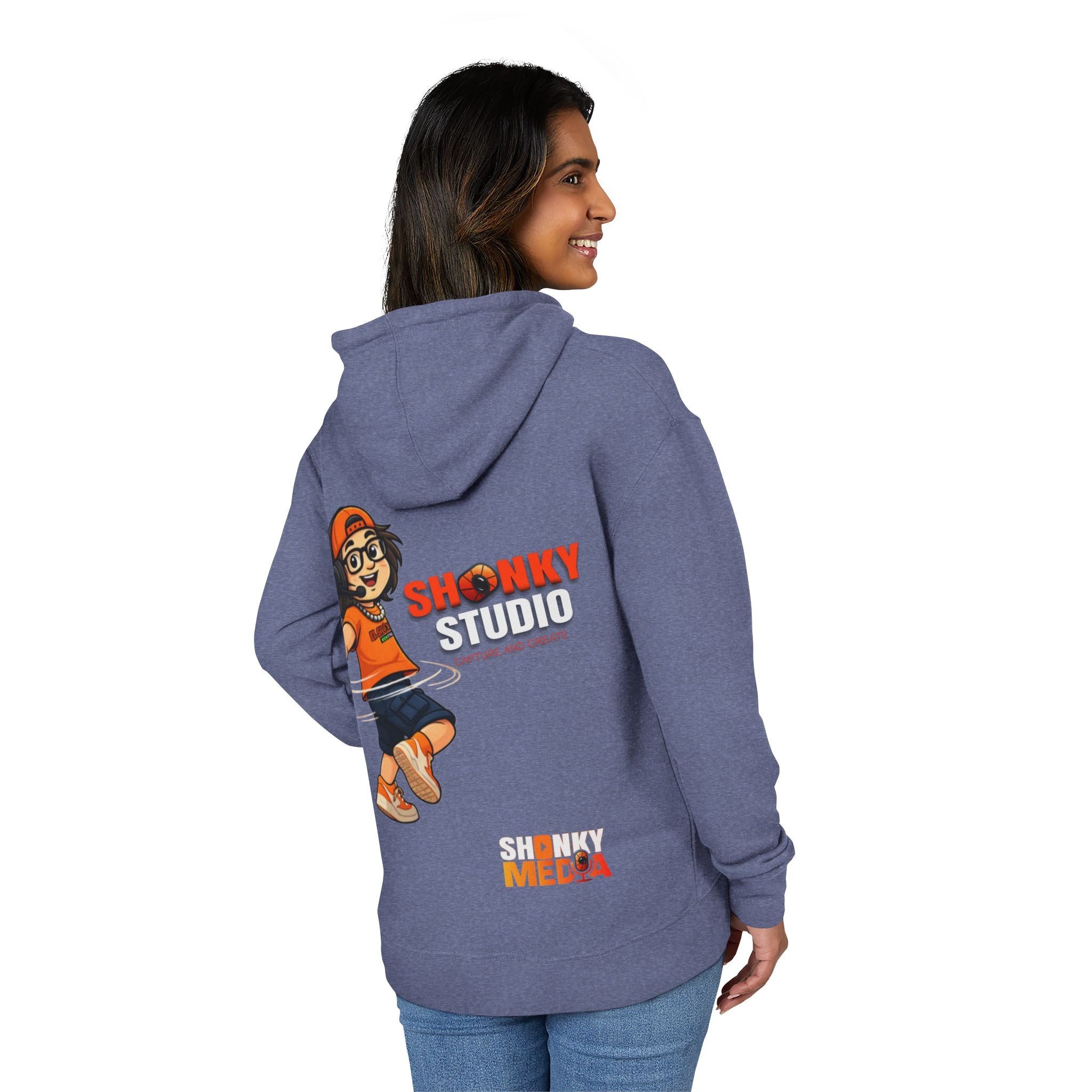 Shonky Media Logo Hoodie — Shonky Studio Graphic Pullover