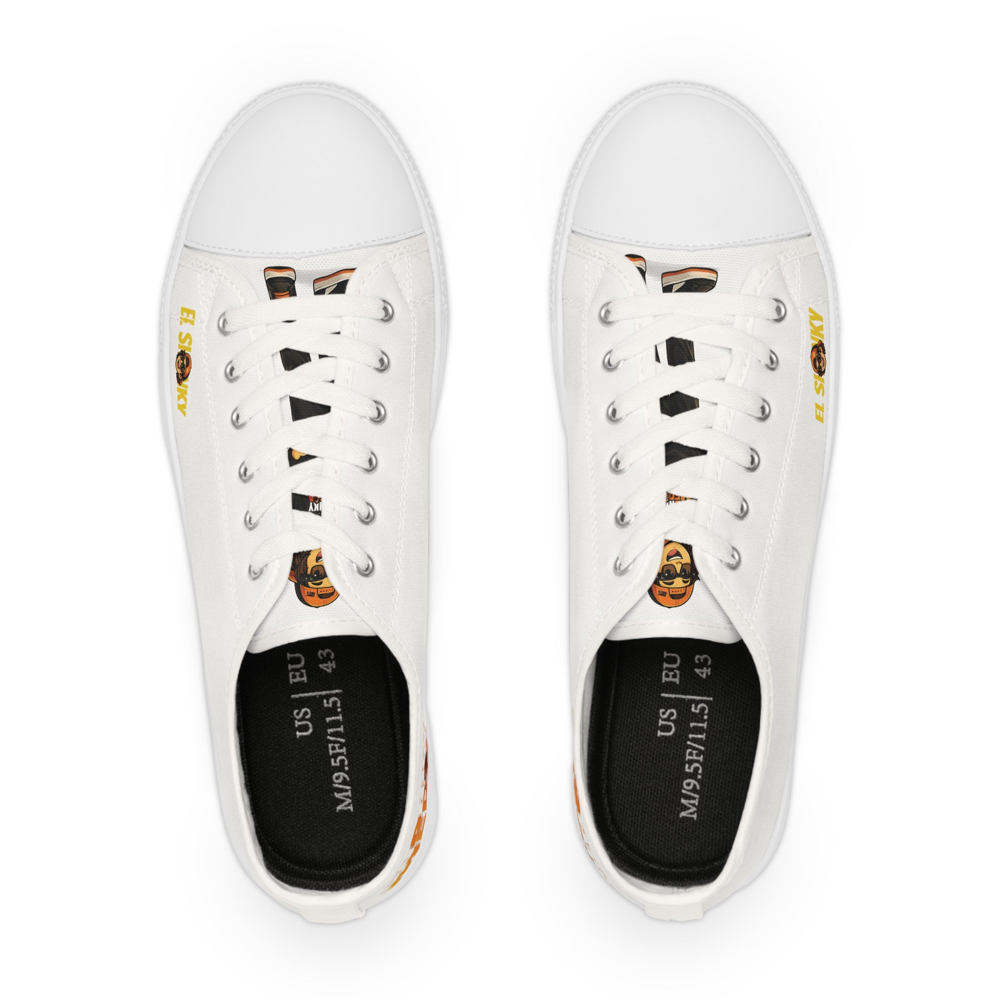 EL SHONKY "White Low-Top" Sneakers