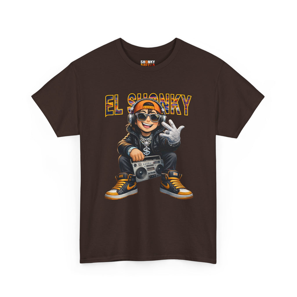 EL SHONKY Cartoon BLING Front T-Shirt