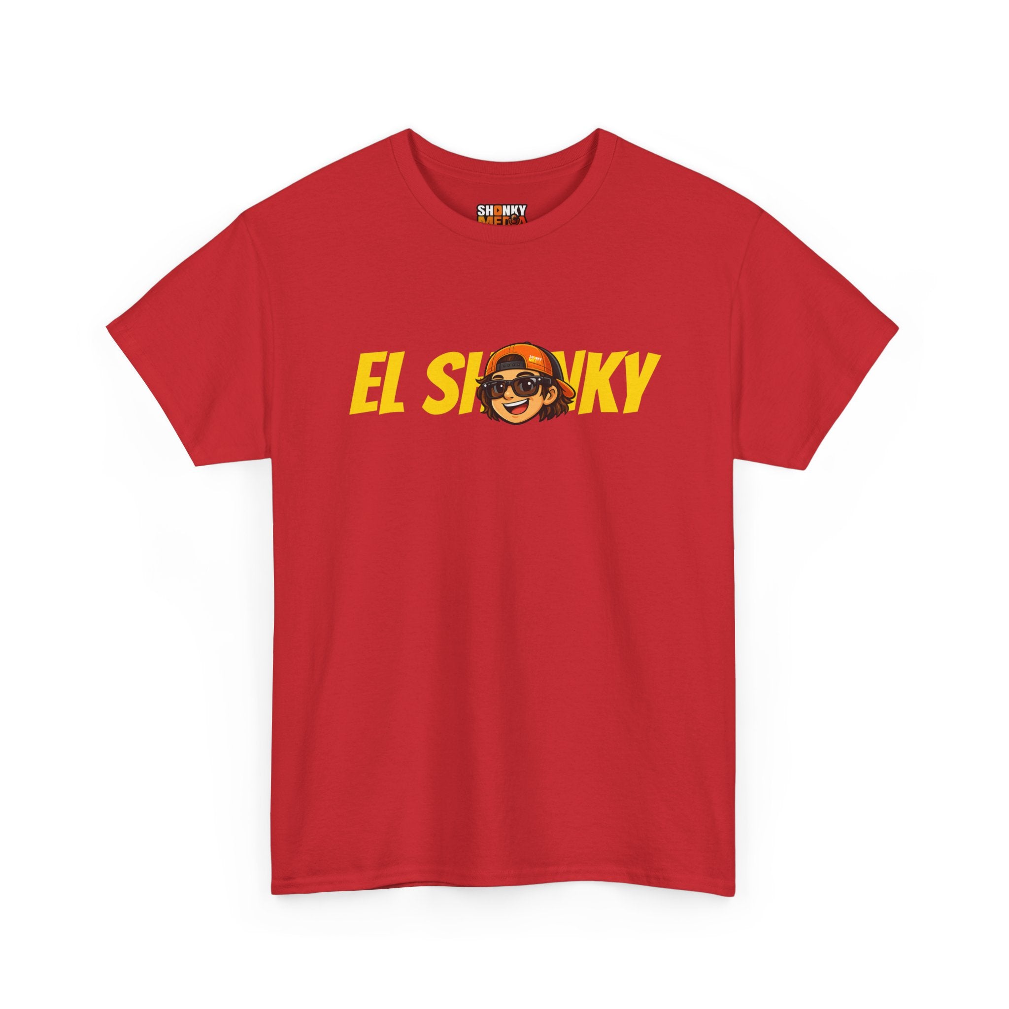 EL SHONKY Cartoon Face Back T-Shirt