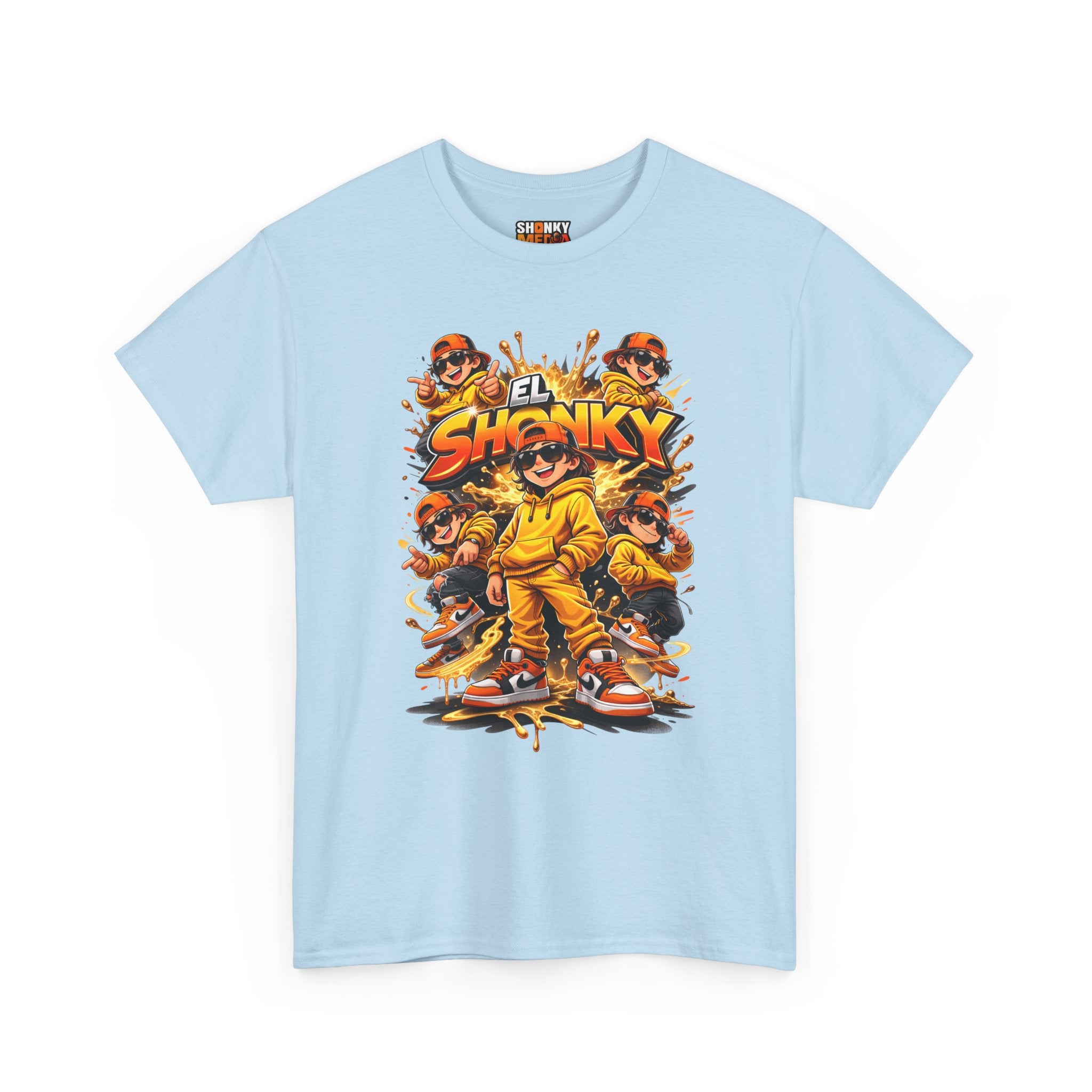 EL SHONKY Cartoon SPLASH Front T-Shirt