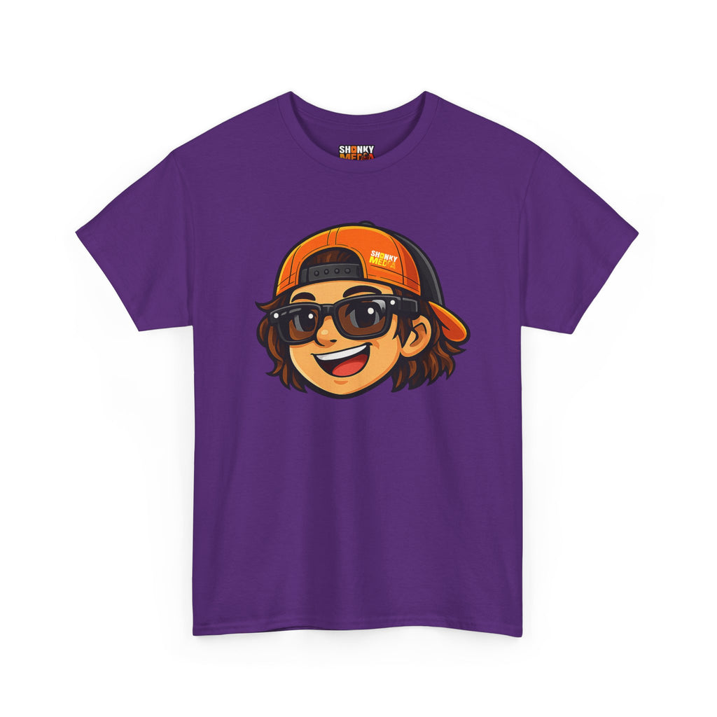 EL SHONKY Cartoon Face Front T-Shirt