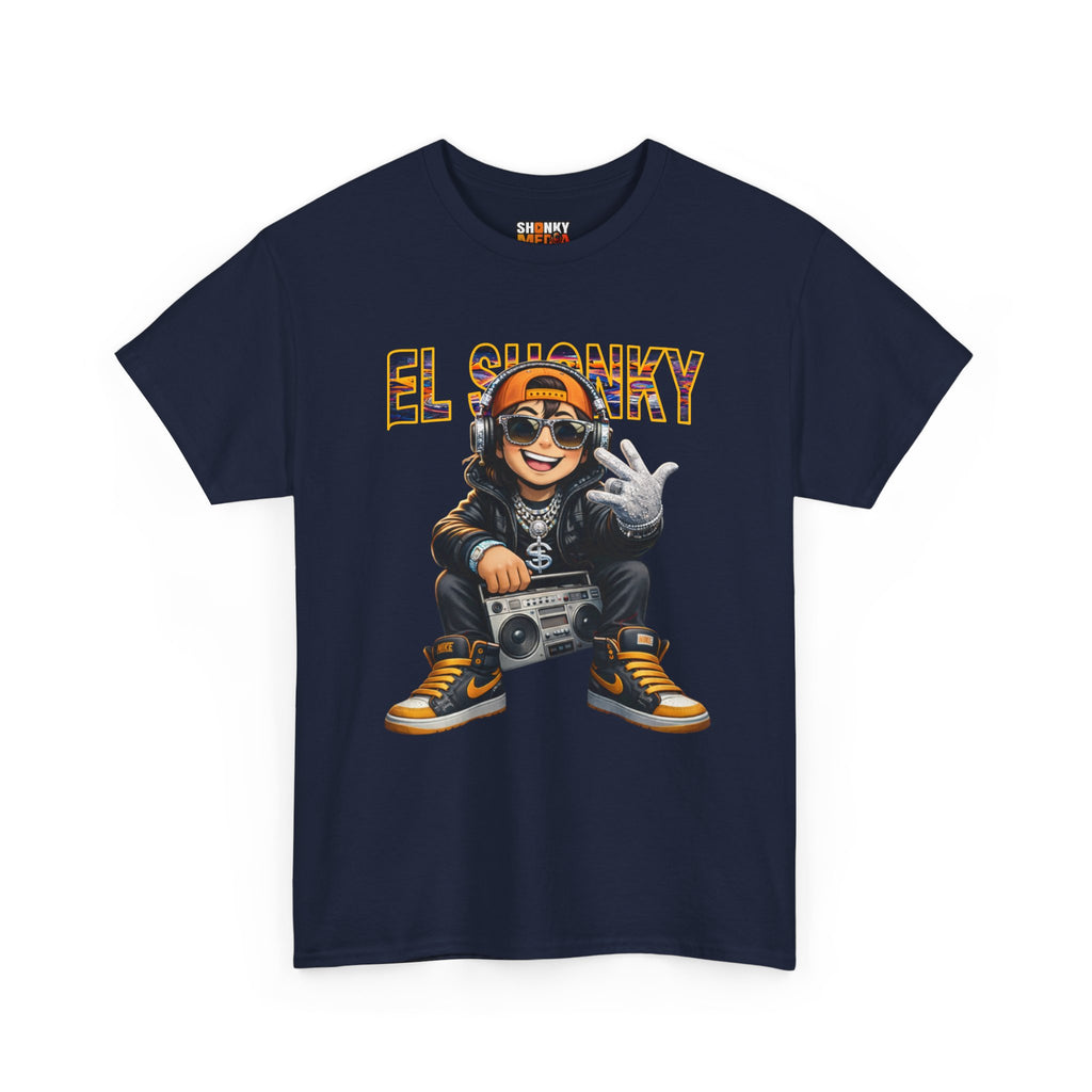 EL SHONKY Cartoon BLING Front T-Shirt