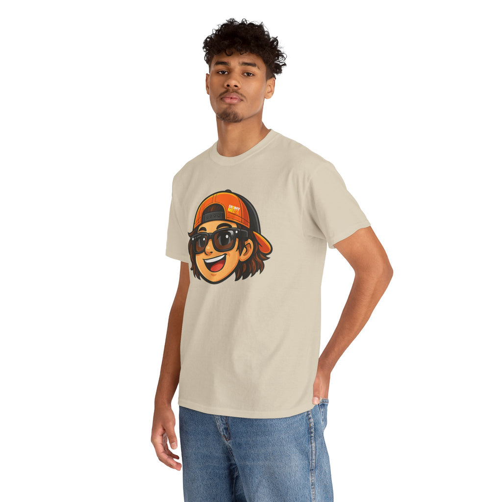 EL SHONKY Cartoon Face Front T-Shirt