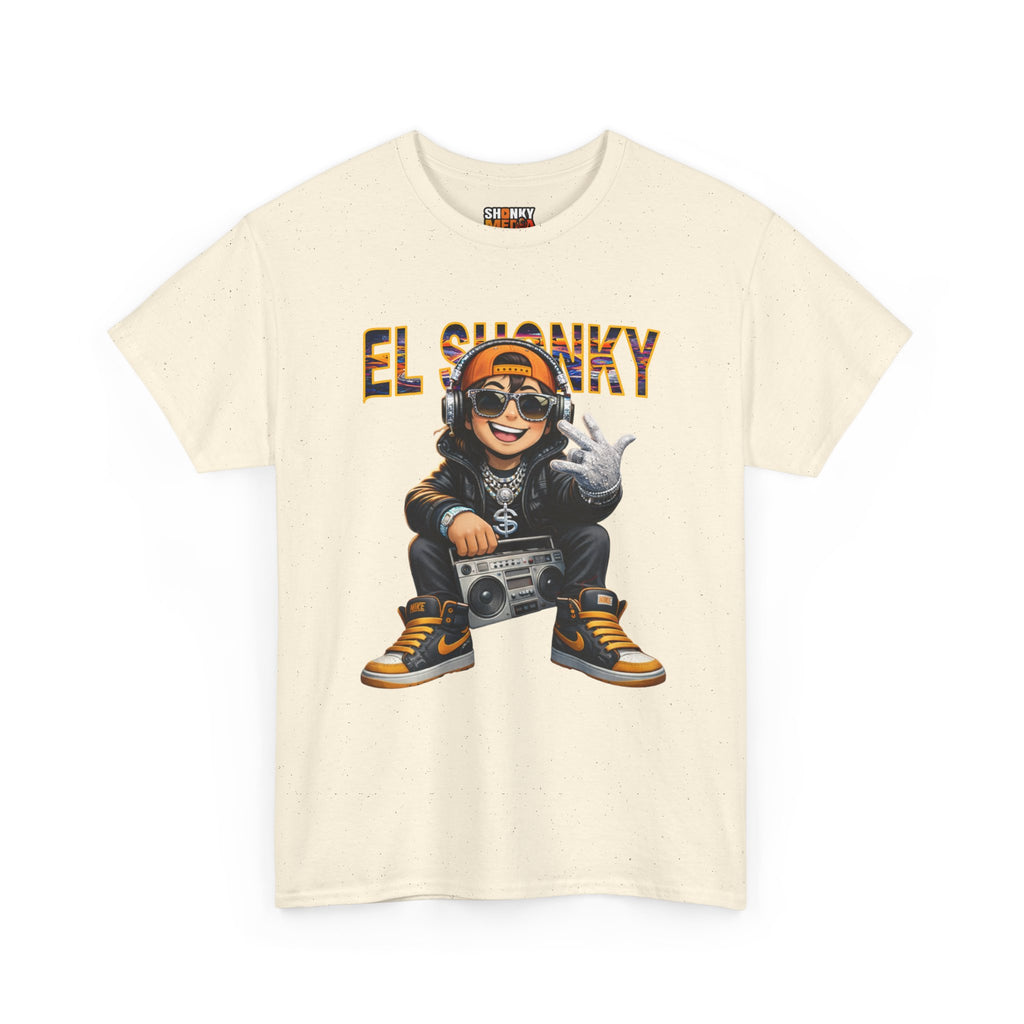 EL SHONKY Cartoon BLING Front T-Shirt