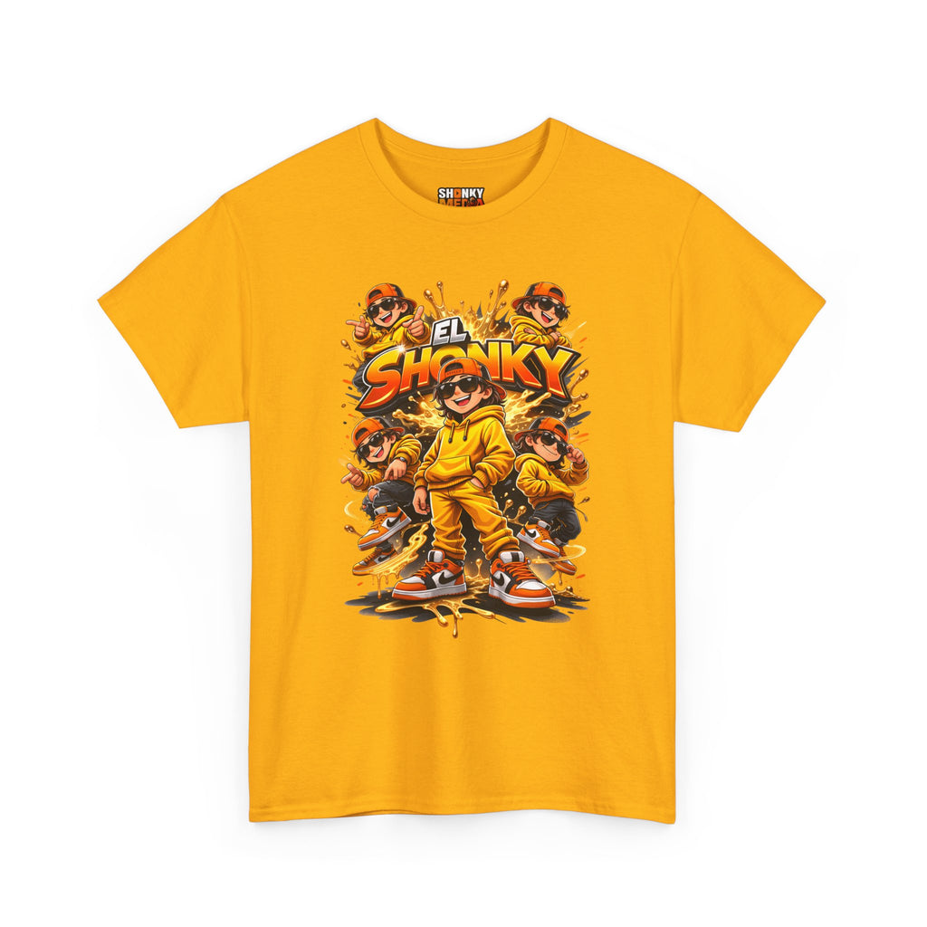 EL SHONKY Cartoon SPLASH Front T-Shirt