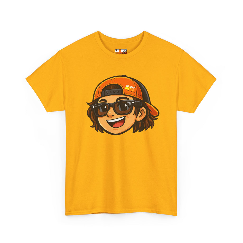 EL SHONKY Cartoon Face Front T-Shirt