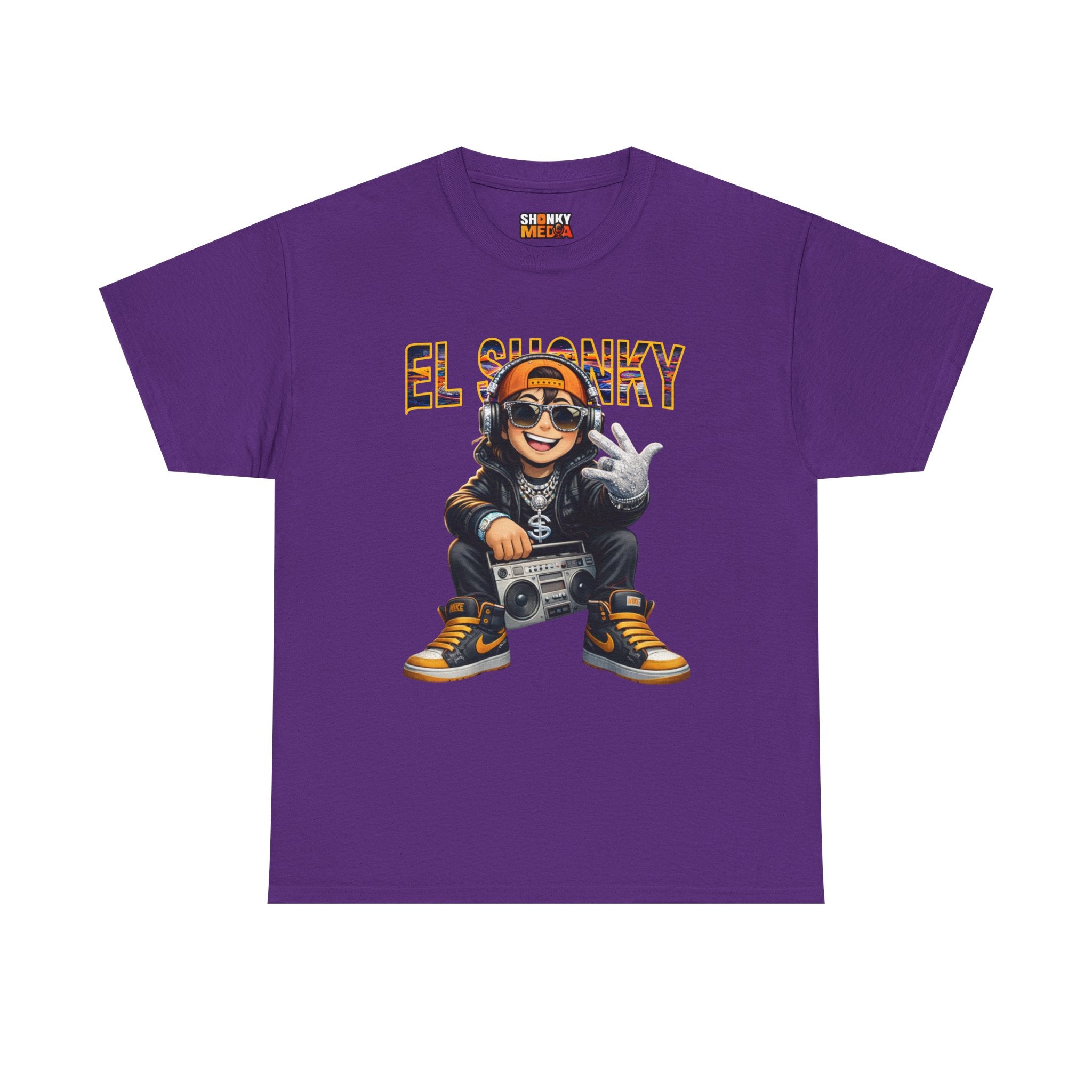 EL SHONKY Cartoon BLING Front T-Shirt
