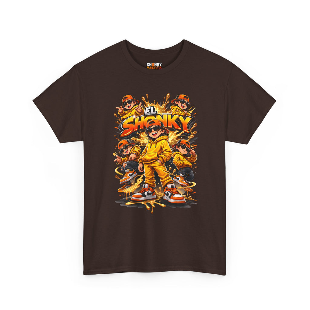 EL SHONKY Cartoon SPLASH Front T-Shirt