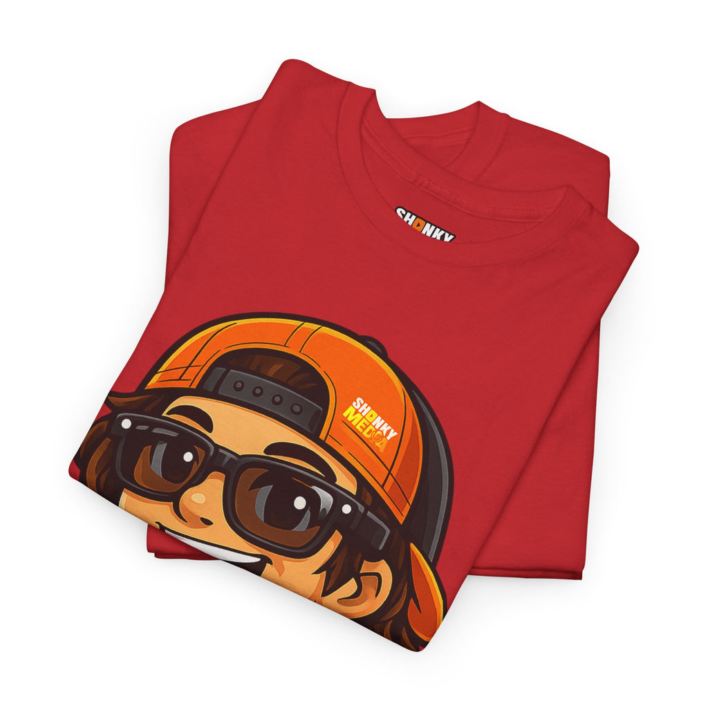 EL SHONKY Cartoon Face Front T-Shirt