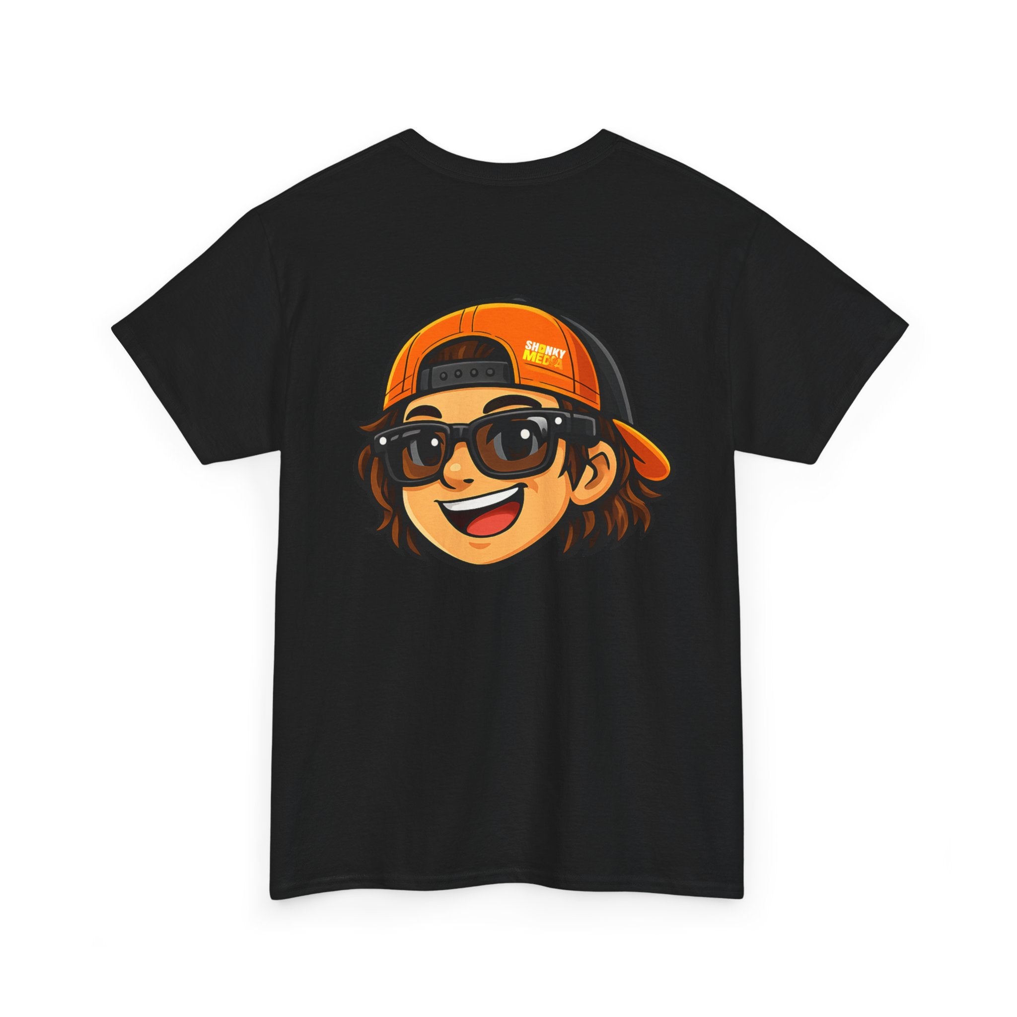 EL SHONKY Cartoon Face Back T-Shirt