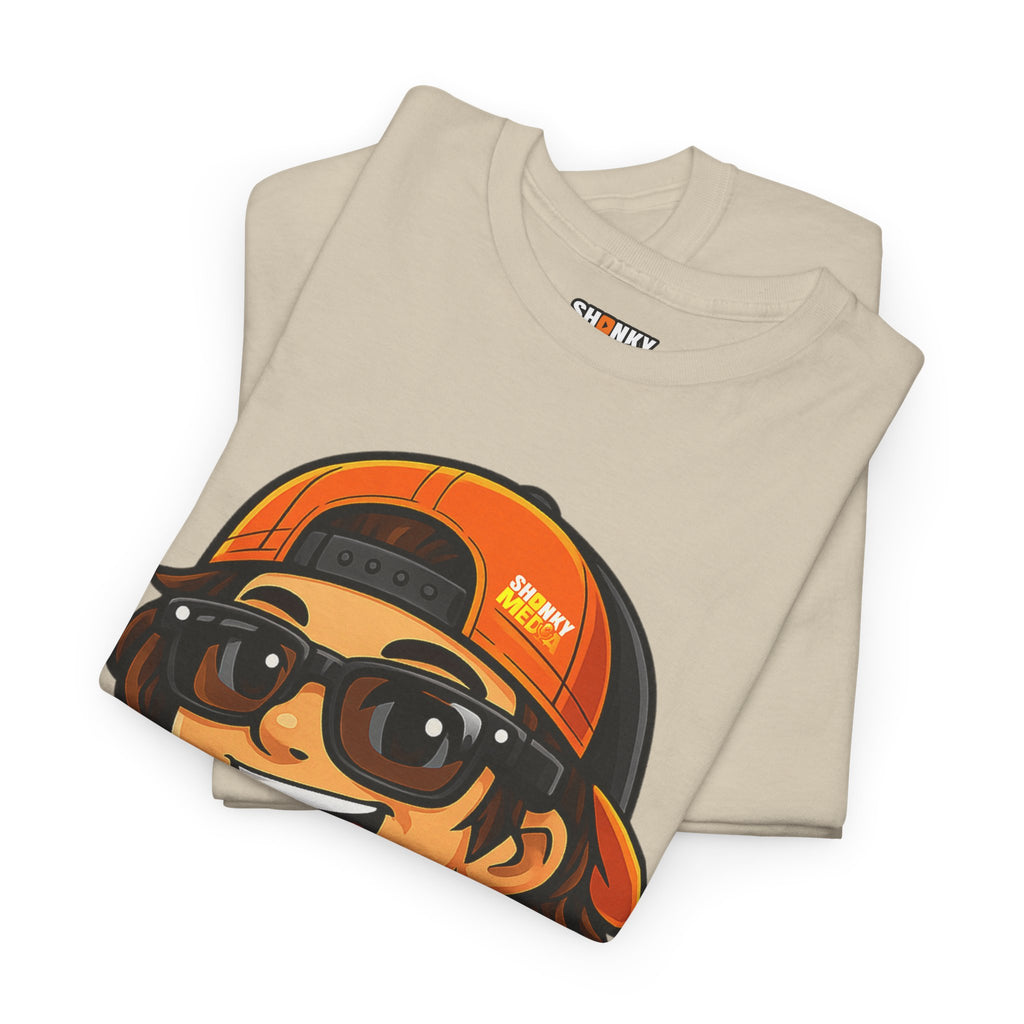 EL SHONKY Cartoon Face Front T-Shirt