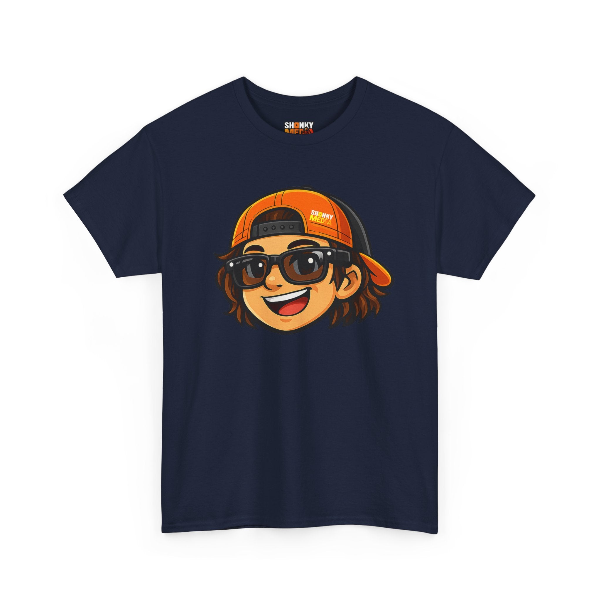 EL SHONKY Cartoon Face Front T-Shirt