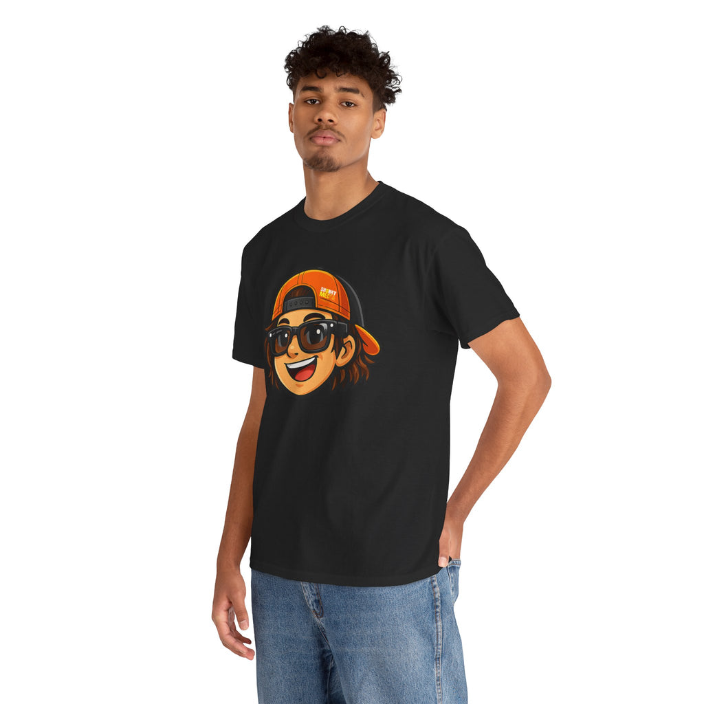EL SHONKY Cartoon Face Front T-Shirt