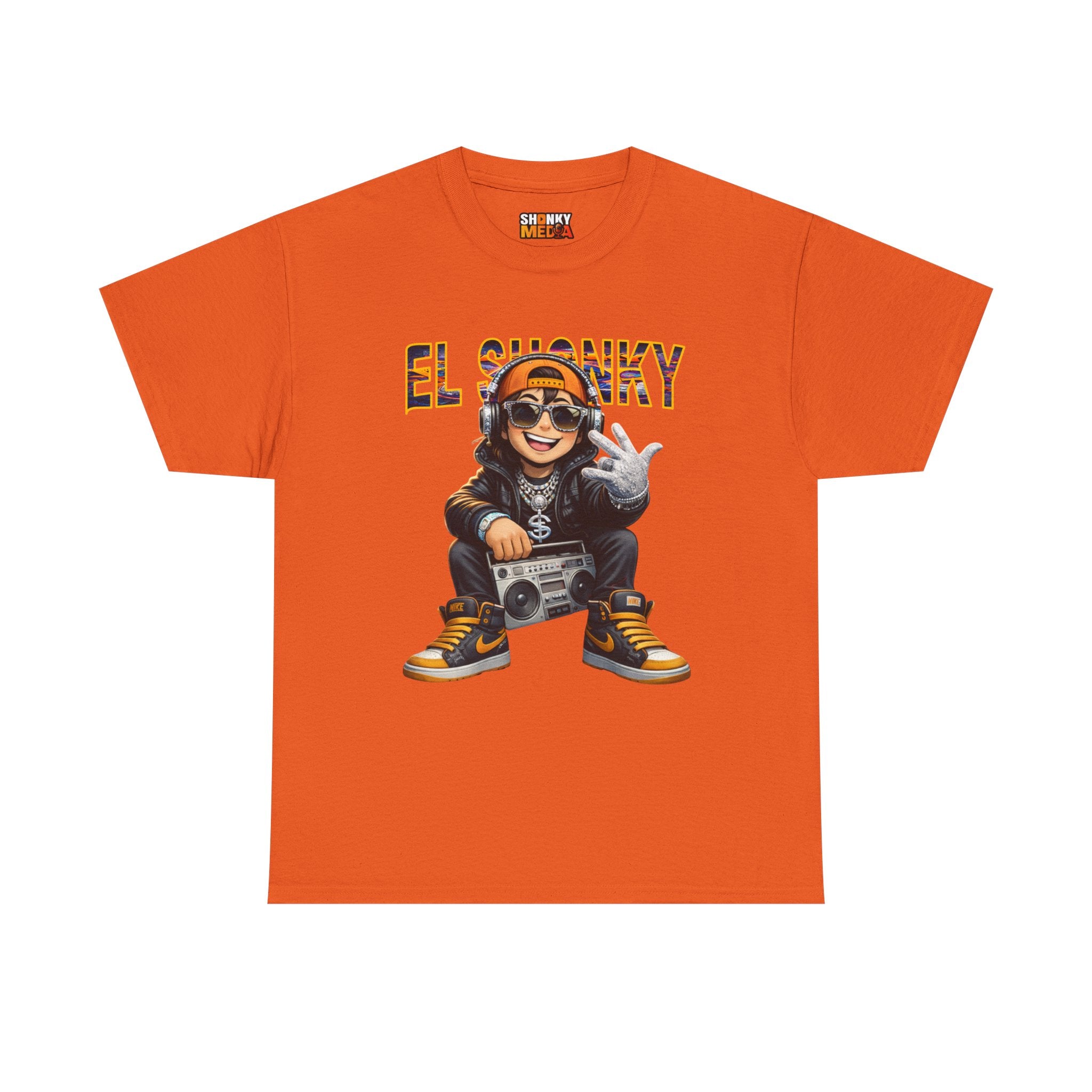 EL SHONKY Cartoon BLING Front T-Shirt