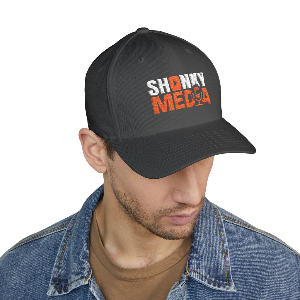 SHONKY MEDIA Logo Cap (Closed-Back Baseball Hat)