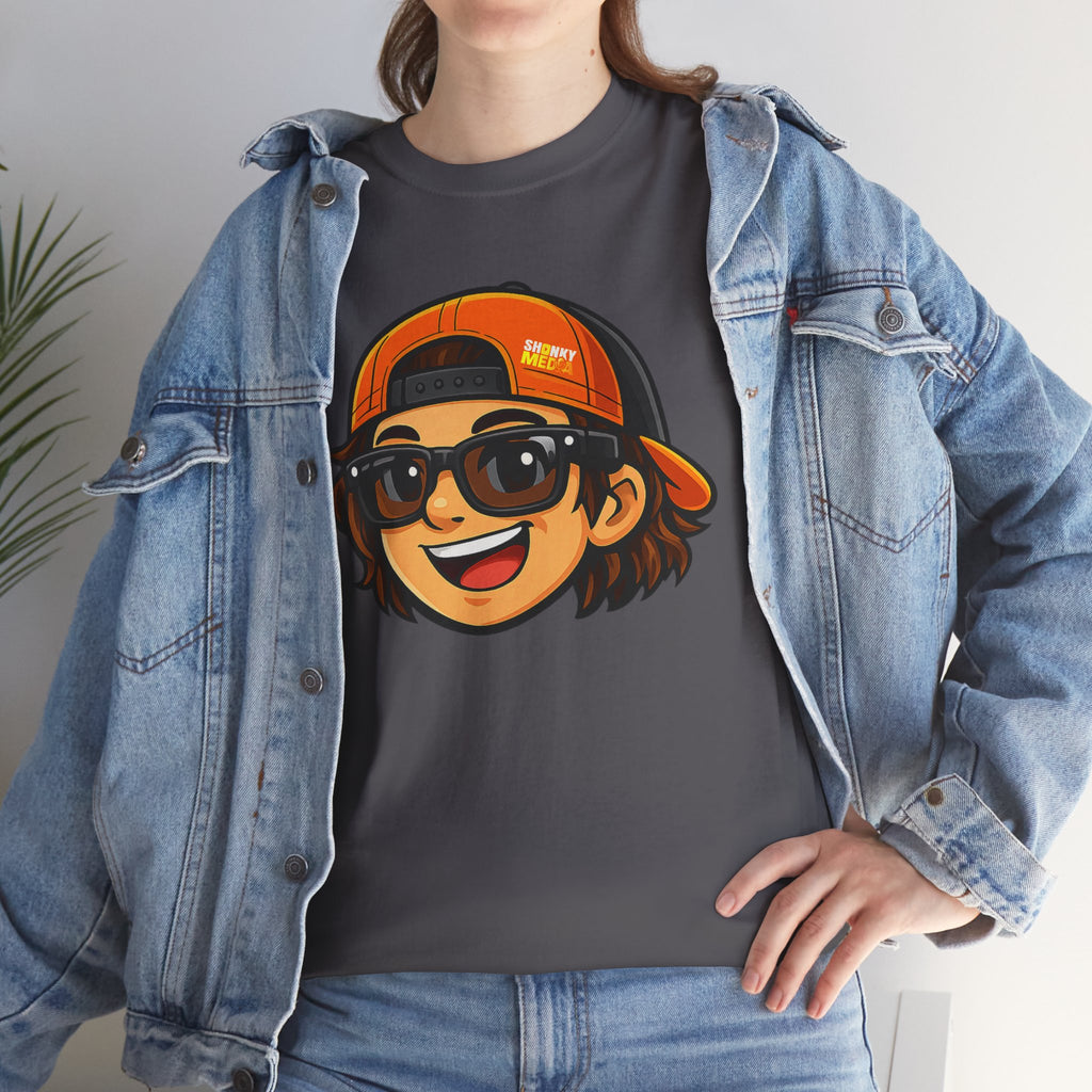 EL SHONKY Cartoon Face Front T-Shirt